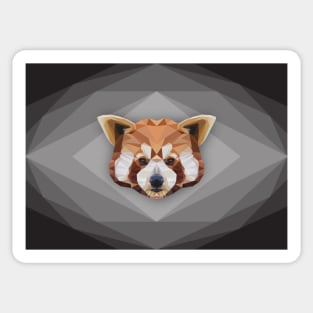 Rusty Red Panda Sticker